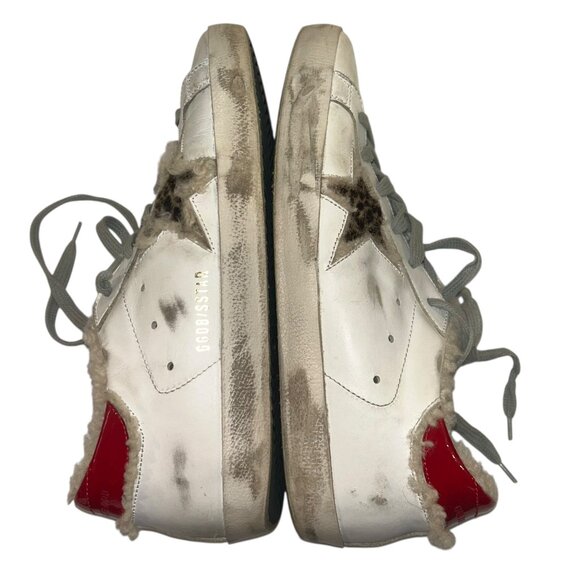Golden Goose Superstar Leather & Shearling Hidden Lift Low-Top Sneakers - Picture 3 of 6